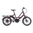 Vélo cargo Tern Quick Haul D8 violet, (Merlot).