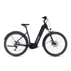 Vélo électrique Cube Nuride Hybrid pro All Road noir et metalic