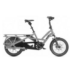 Vélo cargo électrique Tern GSD S10 LX gris (500W).