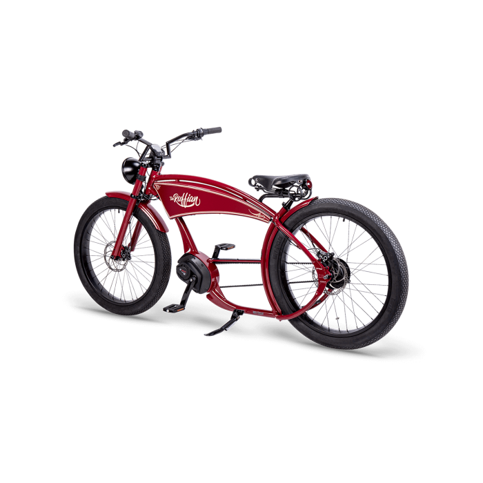 V lo lectrique Ruff Cycles the Ruffian Rouge Indian